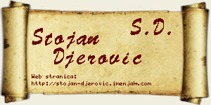 Stojan Đerović vizit kartica